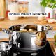 thumbnail image 2 of Bateria de cocina Acero Inoxidable Duetto 11 Piezas Tefal, 2 of 11
