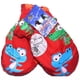 thumbnail image 1 of Guantes, Mitones De Invierno, Niños 2 A 4 Años, Cocodrilo Color Rojo, 1 of 2