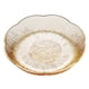 thumbnail image 1 of Platos de ensalada, plato de postre, borde dorado redondo, plato para fruta y aperitivo, soporte para fruta para mostrador de cocina, suministros para Oro transparente, 1 of 1