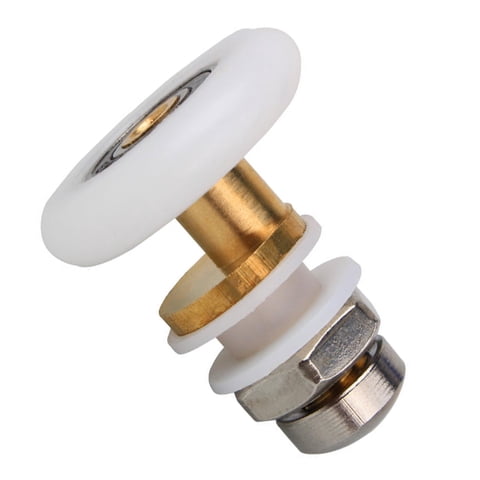 Magideal - Polea De Puerta Corredera De Vidrio, Rodillos De Puerta Corredera, Pieza De Repuesto, 1 Uds., Ruedas De Puerta Corredera Lisas Y Silenciosas, Rodillos , 27Mm