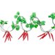 thumbnail image 2 of 3x Hojas Verdes Manto Jardín Gabinete De Regalo Fruta Artificial Enredaderas Guirnalda Chile, 2 of 5