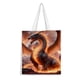 thumbnail image 1 of Dragon Bolso de tela con estampado de lienzo para mujer, bolsa de compras reutilizable y estética, con cremallera interior, regalo para mujer, 35 × 40 cm., 1 of 6