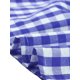 thumbnail image 5 of INSPIRE CHIC Blusa de Cuadros con Peplum para Mujer de Regreso a Clases Cuello Cuadrado Sin Mangas Verano M Azul Real, 5 of 6