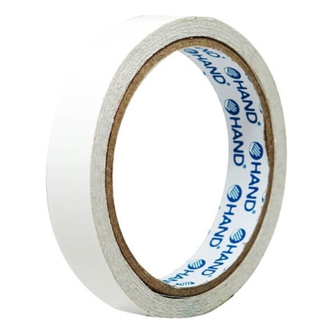 Hand - Cinta De Fijar Doble Contacto, Transferible 18Mm X 12 Metros Blanco
