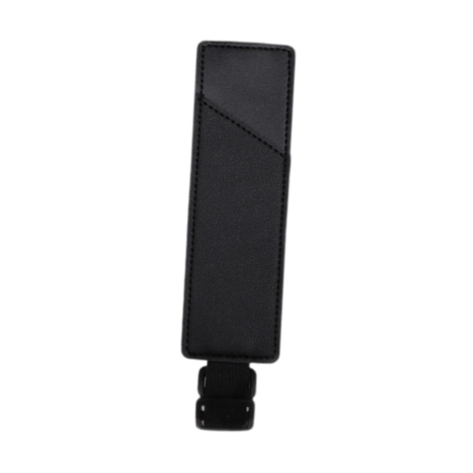 Bothyi - Portalápices Con Banda Elástica Ajustable, Bolsillo Para Lápices, Cuadernos, Libros, Diarios, Color Negro