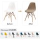 thumbnail image 3 of suxuMhao Funda Elástica Negra para Silla, Paquete de 2, Protectores Esponjosos para Sillas de Comedor sin Brazos, Tamaño Universal, Fundas Antipolvo para Sillas sin Brazos con Respaldo Curvo, Fundas, 3 of 5