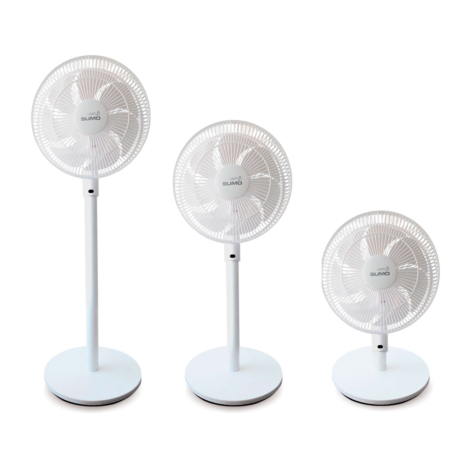 Sumo - Ventilador Ultra Silencioso De 3 Niveles Con Control Remoto Vp-88