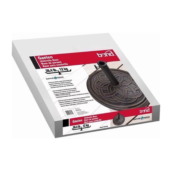 Base Bond 60474A para paraguas, 12 kg, bronce envejecido