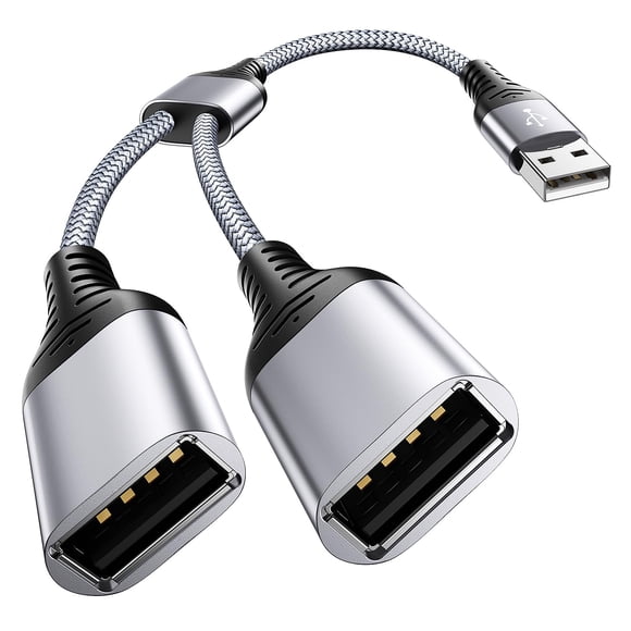Divisor USB ANDTOBO USB 2.0 A Macho a 2 Hembra 30 cm