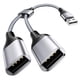 thumbnail image 1 of Divisor USB ANDTOBO USB 2.0 A Macho a 2 Hembra 30 cm, 1 of 7