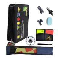Magideal - Bolsa De Accesorios Para Árbitro De Fútbol, Banderas De Juez De Línea, Tarjetas De Árbitro De Fútbol, Bolsa De Transporte Con Múltiples Bolsillos Para