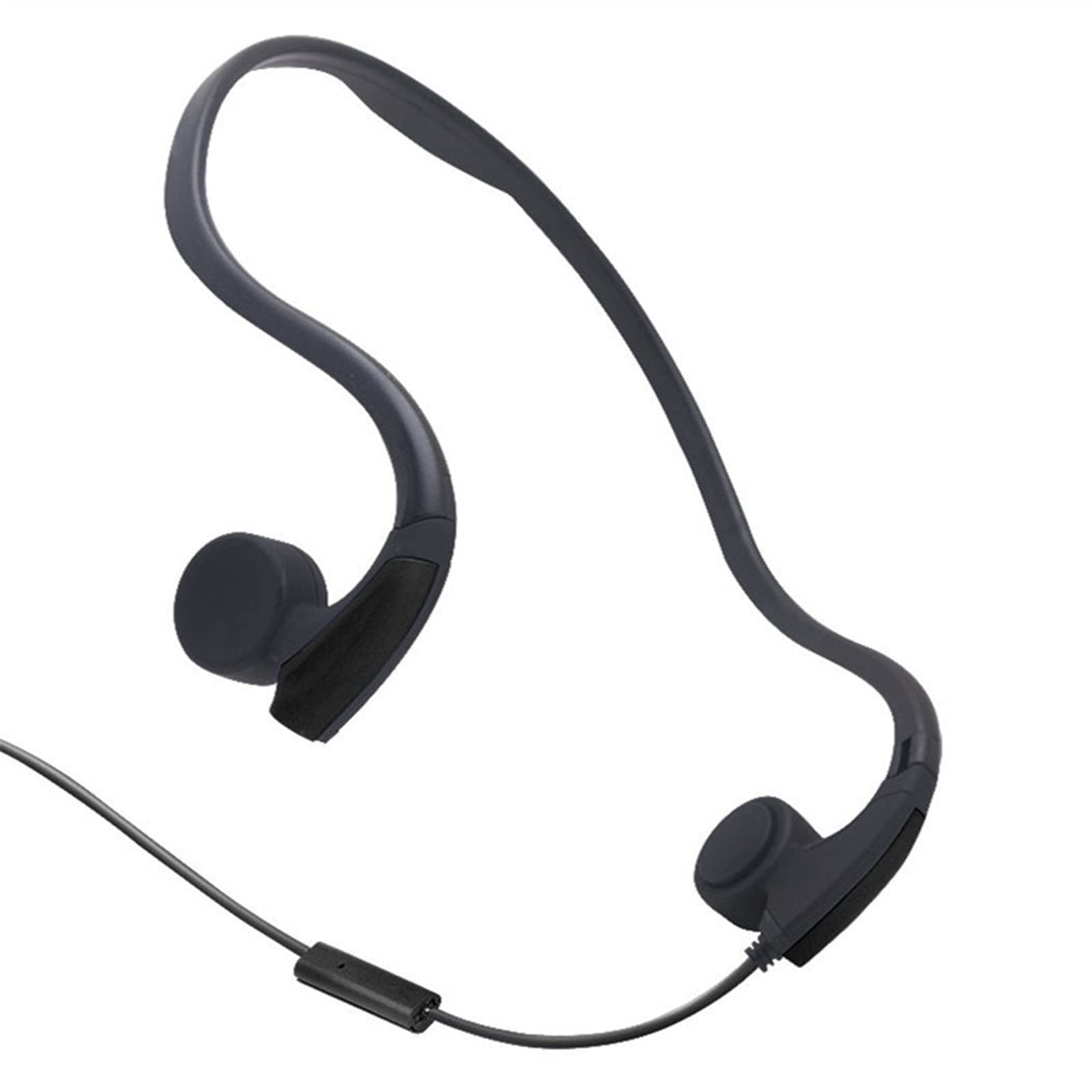 Gzcrdz Auriculares Con Cable De Conducción Ósea Con Cancell De Ruido