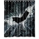 thumbnail image 1 of Cortina de ducha de Batman de cómic con ganchos, tamaño 60 x 72 pulgadas, 1 of 3