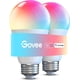 thumbnail image 1 of Bombillas inteligentes Govee, 1200 lúmenes, RGBWW, regulables, 12 W, paquete de 2, 1 of 7