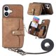 thumbnail image 1 of Funda Tipo Cartera con Correa Cruzada para iPhone 16 Protección Contra Golpes Marrón, 1 of 6