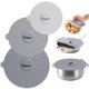 thumbnail image 1 of TAPAS DE SILICONA PARA RECIPIENTES HIC Kitchen 23/27/30 cm (Pack de 3), 1 of 6