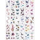 thumbnail image 2 of 30 sheets Long-Lasting 3D Rose Flower Butterfly Tattoo Stickers for Sexy Chest and Clavicle - Waterproof and Vibrating, 2 of 2