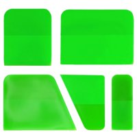 Ioensy - 5 Piezas De Accesorios Genéricos De Escobilla De Goma Ppf Para Película Protectora De Pintura De Espejo Verde