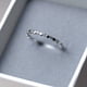 thumbnail image 1 of Elegant Silver Rhinestone Star Ring for Boyfriend - Stylish and Durable Ring for Him, 1 of 4