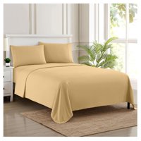 Juego De Sábanas Sweet Home Collection Split King Size Camel