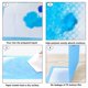 thumbnail image 3 of Alfombrilla para cachorros JUNYUHU 91 cm x 91 cm – Pack de 40 unidades absorbentes, 3 of 9