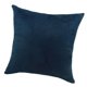 thumbnail image 4 of Funda de almohada con terciopelo de gamuza en color liso Funda de almohada decorativa Azul oscuro-45x45cm, 4 of 5