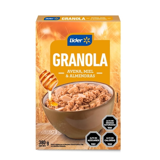 Granola Miel Y Almendras 380 g Lider