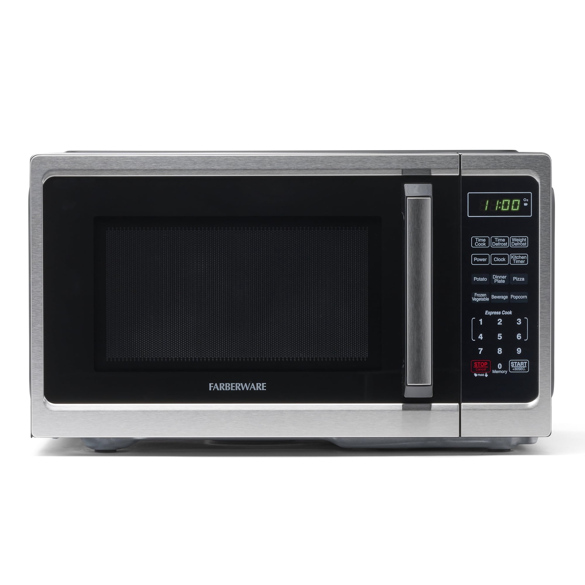 Encimera Farberware Para Microondas, 900 W, 0.9 Pies Cúbicos Con Luz Led