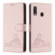 thumbnail image 5 of Funda tipo cartera FOXDOCK para Samsung Galaxy A20E/A10E con soporte, ranuras, RFID, diseño de gato, 5 of 5
