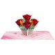 thumbnail image 4 of Tarjeta de felicitación con forma de amor en 3D con bonitas rosas desplegables para el Día de la Mad, 4 of 6