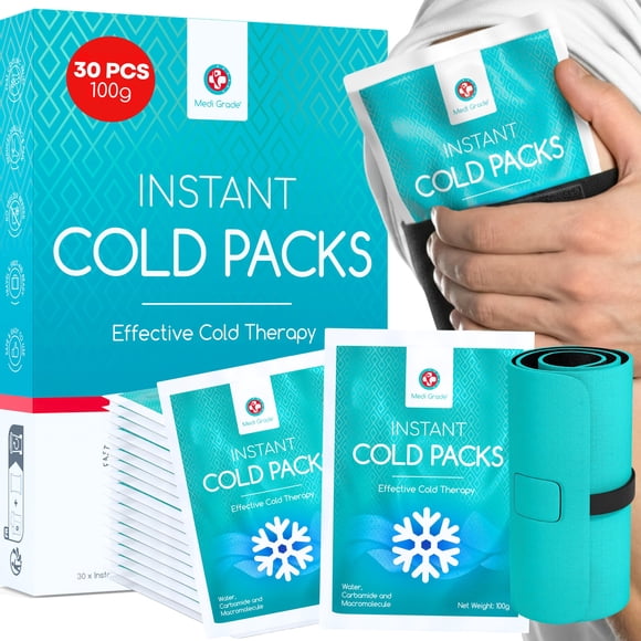Packs Fríos Instantáneos Medi Grade 30x100g con Banda Estabilizadora