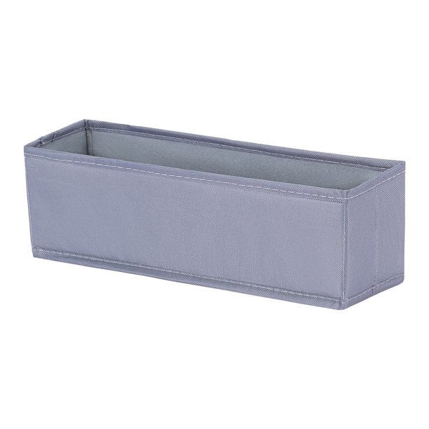 REGALWOVEN Cubo de Almacenamiento, Contenedores de Almacenamiento Plegables de Tela con Asas, 1 Paquete de Cesta de Almacenamiento para Organizar Ropa Gris 13*4*4in