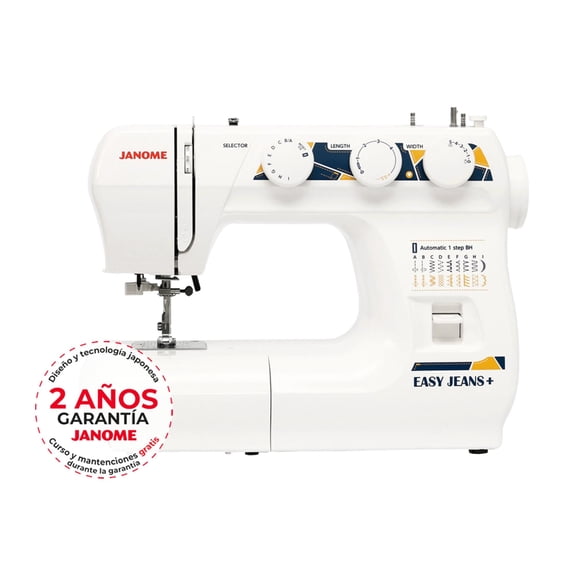 Máquina de Coser mecánica Easy Jeans + Blanco