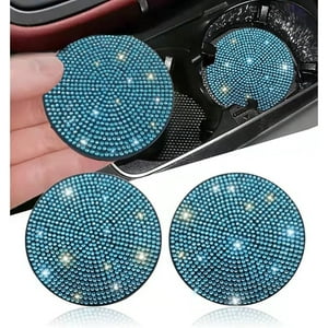 Veat00L - Dos Posavasos Con Taladros De Agua, 2,75 Pulgadas, Antideslizantes Y A Prueba De Golpes, Listos Para Usar, Fáciles De Limpiar Y Ampliamente Aplicables