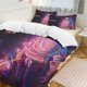 thumbnail image 2 of Jujutsu Kaisen Bedding Set Duvet Cover Comfortable and Lightweight Cartoon Bedding 3 Piece Bed Set, 2 of 5