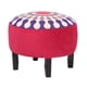 thumbnail image 1 of Pouf Jack Lotto Rosado Estampado 48x48x40 cm, 1 of 3