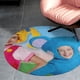 thumbnail image 4 of Club de la Mamá Oca Alfombra Redonda de Felpa Coral, Antideslizante, No Desprende Pelusas, Lavable y Duradera para Salón, Dormitorio y Habitación de Niños 60cm, 4 of 6