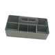 thumbnail image 1 of Caja portátil con mango de guardado versátil Artesanías de limpieza de espacio dividido Bin para la sala de estar para adultos en casa Sala de estar Gris, 1 of 5