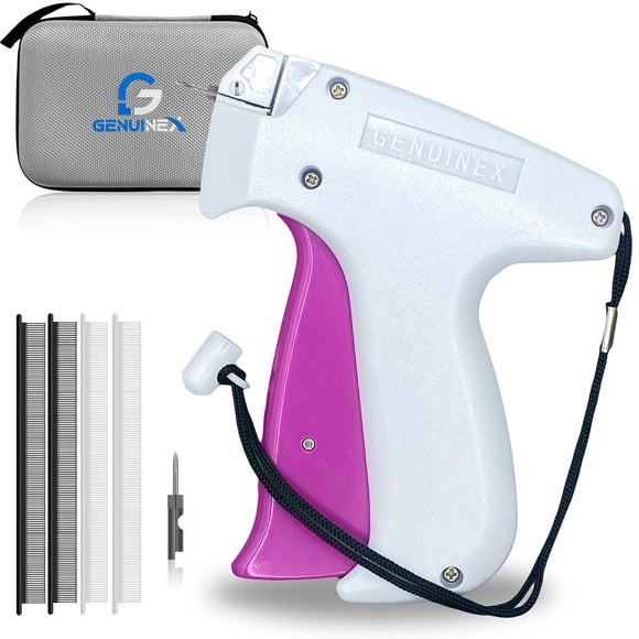 Kit completo de pistola de costura GENUINEX con 3000 sujetadores y estuche