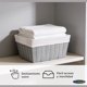 thumbnail image 5 of Pack 2 Canastos Cestas Organizadoras Carry All  Estilo Ratán Gris M, 5 of 6