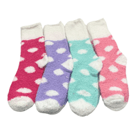 Genérico - Pack De 4 Pares Calcetines Largos De Mujer Térmicos Surtidos