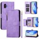 thumbnail image 1 of Funda Billetera Cremallera para Samsung Galaxy X Cover 6 Pro con Porta Tarjetas, Soporte y Correa Morado, 1 of 5