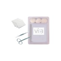 Genérico - Kit De Curación Desechable Estéril Estandar Vira Blanco