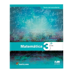 Santillana - Pack Matematica3 Medio