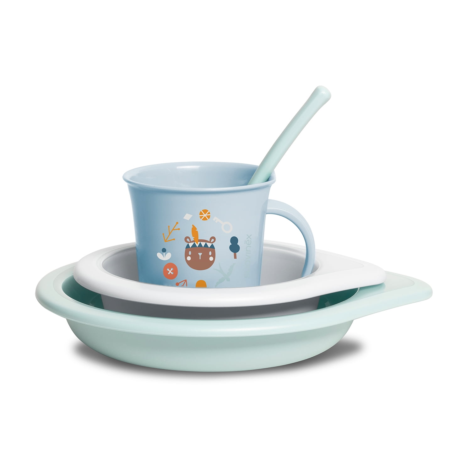 Suavinex - Vajilla Forest Azul
