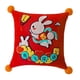 thumbnail image 3 of Funda De Almohada De Conejo De Año Nuevo Chino Para El Estilo De Decoración Del Festival De Primavera A, 3 of 3