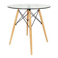 Moadchile - Mesa Eames Redonda 80 Cm Vidrio