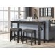 thumbnail image 5 of Taburetes de Barra Best Master Furniture Cooper 24" Juego de 2 Negro, 5 of 5