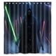 thumbnail image 1 of Cortina de ducha de Star Wars, juego de cortina de baño con ganchos, tamaño 66 x 72 pulgadas, 1 of 3