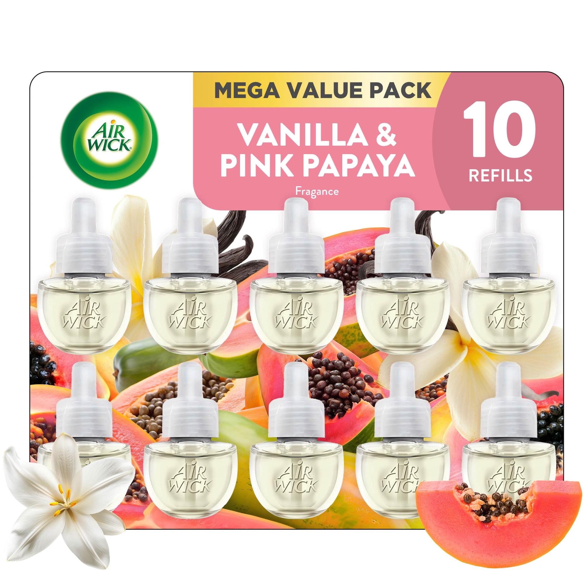 Recambio De Aceite Perfumado Air Wick Plug, Para Ambientador, 10 Unidades